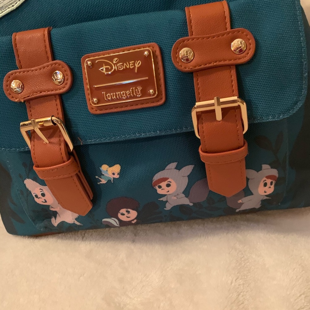 SOLD NWT Disney Peter Pan Loungefly Backpack - Picture 2 of 5
